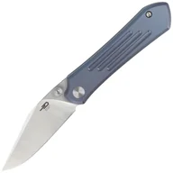 Noże - Nóż składany Bestech Icarus Blue Stonewash Titanium, Satin M390 by Nick Rogers (BT2302E) - miniaturka - grafika 1