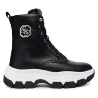 Botki damskie - Trzewiki Guess FLFBNZ ELE12 Czarny - miniaturka - grafika 1