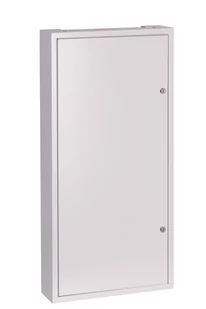 Sabaj System Rozdzielnica modułowa natynkowa 90 modułów IP30 440x905x132 Biała z zamkiem NRPSM 90 5X18 Z - Rozdzielnie elektryczne - miniaturka - grafika 1