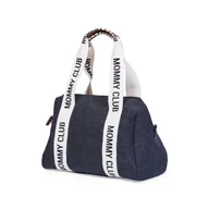 Zestawy naczyń dla dzieci - Childhome Torba do wózka Mommy Club Signature Black - miniaturka - grafika 1