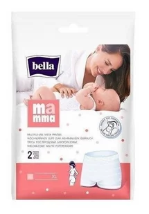 Bella Poporodowe majtki wielorazowe siateczkowe 2 szt XL Mamma BE-092-XL02-001 - Bielizna lecznicza - miniaturka - grafika 1