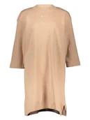 Sukienki - Nike Sukienka dresowa "Phoenix" w kolorze pomarańczowym - miniaturka - grafika 1