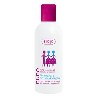 Ziaja Nuno żel myjący antybakteryjny 200ml - Żele do mycia twarzy - miniaturka - grafika 2