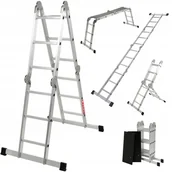 Drabiny - Drabina aluminiowa przegubowa, 12 stopni, 150 kg - miniaturka - grafika 1