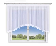 Firany - Firana 500x180 łuk,woal,gipiura dzwoneczek 8cm - miniaturka - grafika 1