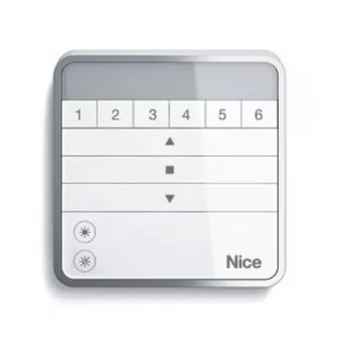 Nice pilot Era-W 6-kanałowy, 433.92MHz góra-stop-dół + obsługa czujnika klimatycznego - Akcesoria do bram - miniaturka - grafika 1