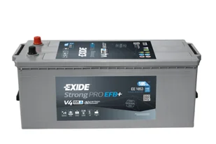 Exide StrongPRO EFB+ akumulator samochodowy EFB (Enhanced Flooded Battery) 185 Ah 12 V 1100 A Ciężarówka - Akumulatory samochodowe - miniaturka - grafika 1