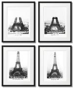 Plakaty - Wieża Eiffela, Etapy Budowy - miniaturka - grafika 1