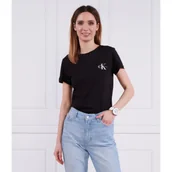 Koszulki i topy damskie - Calvin Klein Jeans T-shirt 2-pack MONOGRAM | Slim Fit - miniaturka - grafika 1