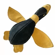 Zabawki dla psów - PafDog Kachna Doris zabawka dla psów ze skóry i juty, 30 cm - miniaturka - grafika 1