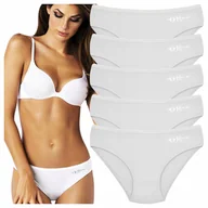 Majtki damskie - 5-PAK Majtki Damskie Bawełniane FIGI Koronkowe Seksowne Kobiece BIAŁE - miniaturka - grafika 1