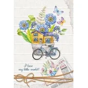 Notesy i bloczki - FRESH Notatnik ozdobny 143x210/64K linia Rower - Fresh - miniaturka - grafika 1