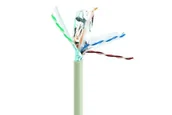 Kable miedziane - Gembird kabel instalacyjny skrętka FTP 4x2 kat 6 drut 305m szary FPC-6004-SOL ! FPC-6004-SOL - miniaturka - grafika 1