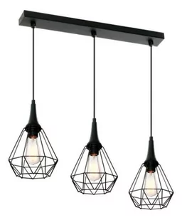 Lampex Designerska Lampa Wisząca Lofta 3 L 896/3L - Lampy sufitowe - miniaturka - grafika 1