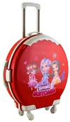 Zawieszki dla dzieci i niemowląt - MAŁA WALIZKA DZIECI NA ZABAWKI PODRÓŻNA PODRĘCZNA KÓŁKACH KSIĘŻNICZKI RED - miniaturka - grafika 1