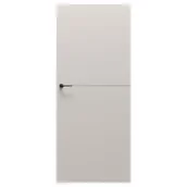 Drzwi wewnętrzne - Drzwi wewnętrzne bezprzylgowe pokojowe pełne Uni Kolor F1 Kaszmir 90 prawe Porta - miniaturka - grafika 1