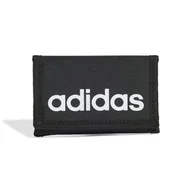 Portfele - Portfel ADIDAS LINEAR WALLET JE8346 – Czarny - miniaturka - grafika 1