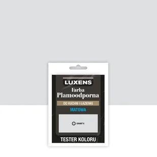 Luxens Tester farby Plamoodporna do kuchni i łazienki Granit 6 25 ml - Farby wewnętrzne - miniaturka - grafika 1