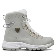 Botki damskie - Botki Luhta Luhta Mukava Ms 75570 Szary - miniaturka - grafika 1