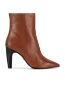 Botki damskie - Gino Rossi Botki MERVAT-116030 Brązowy - miniaturka - grafika 1