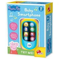 Instrumenty muzyczne dla dzieci - Edukacyjny smartfon Baby Smartphone Świnka Peppa - miniaturka - grafika 1