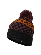 Czapki męskie - Dare 2b Czapka "Pom" w kolorze czarno-czerwono-pomarańczowym - miniaturka - grafika 1