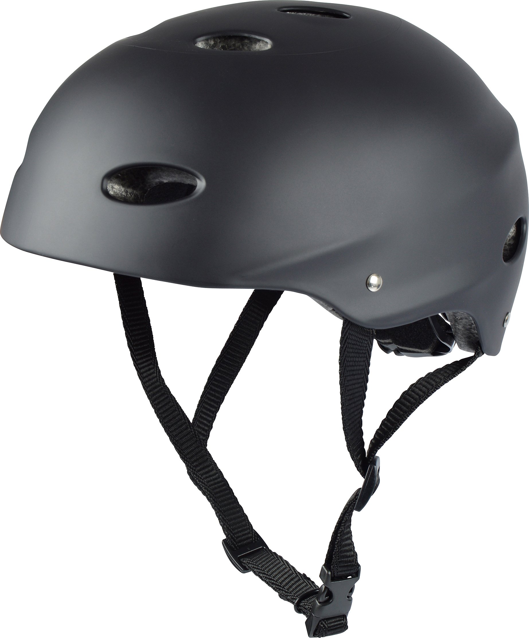 Kask Apollo dla mężczyzn, kobiet i dzieci kask rowerowy dla dzieci regulowany kask na deskorolkę, bmx dla dzieci rozmiar L/XL (55-62 cm) - czarny