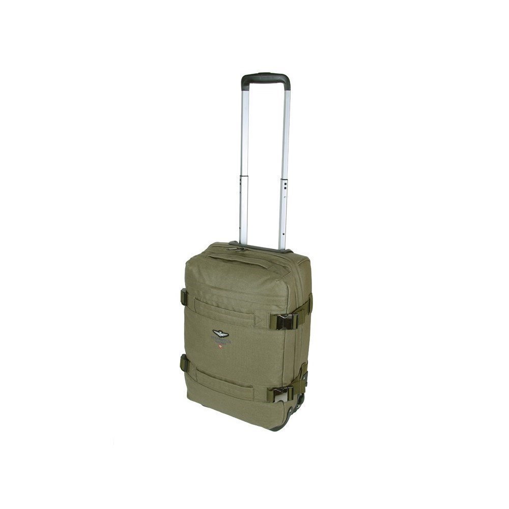 walizka Aeronautica Militare 546 zielona new City 2k 51cm kabinowa