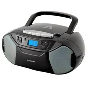 Radioodtwarzacze - Hyundai Boombox TRC 333 AU3BTB Czarny - miniaturka - grafika 1