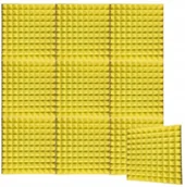 Inne akcesoria studyjne - DNA AM2 YL panel akustyczny zestaw 10 szt. żółty - miniaturka - grafika 1