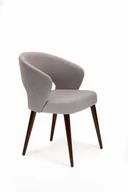 Krzesła - Mirek 6 krzesło tapicerowane tkanina do wyboru nogi ciemny orzech - miniaturka - grafika 1