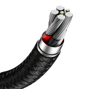 Baseus Cafule Metal Data kabel USB - USB Typ C 66W Quick Charge 1m czarny (CAKF000101) - Kable USB - miniaturka - grafika 24
