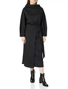 Sisley Sukienka damska, Black Melange 901, L - Sukienki - miniaturka - grafika 1