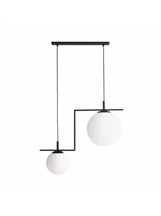 Aldex Lampa wisząca Zac czarna 1038H1/2 szklane klosze 1038H1/2 - Lampy sufitowe - miniaturka - grafika 2