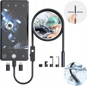 Mikroskopy i lupy - ENDOSKOP KAMERA INSPEKCYJNA 1920P HD DO TEL Android iOS 9LED 5m 7.9mm IP67 - miniaturka - grafika 1