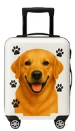 Walizki - PIES PIESEK GOLDEN WALIZKA KABINOWA DLA DZIECI DO SAMOLOTU - miniaturka - grafika 1