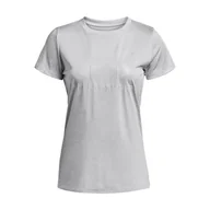 Koszulki i topy damskie - Damska Koszulka z krótkim rękawem UNDER ARMOUR UA TECH TWIST BL GEL SSC 1377201-014 – Szary - miniaturka - grafika 1
