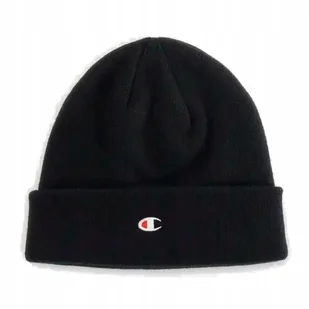 Czapka Zimowa Champion Czarna 806065-Kk001 Beanie Na Zimę Uniseks - Czapki damskie - miniaturka - grafika 1