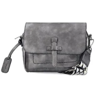 Torebki damskie - Rieker H1101-42 SILVER/PLATINUM torebka damska srebrna - miniaturka - grafika 1