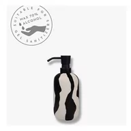 Mydelniczki i dozowniki mydła - Czarno-biały ceramiczny dozownik do mydła 200 ml Icon – Mette Ditmer Denmark - miniaturka - grafika 1