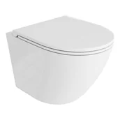 Miski WC - Lavita Sofi one Zestaw Toaleta WC 49x36.5 cm + deska wolnoopadająca biała 5900378310471 - miniaturka - grafika 1