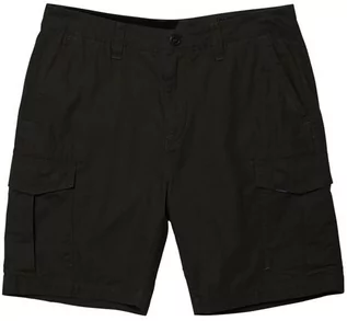 Spodnie i spodenki dla chłopców - Volcom Miter Iii Cargo black męskie spodenki jeansowe - 33 - grafika 1