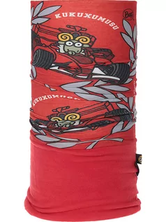 Szaliki i chustki dla dzieci - Buff Szal-koło w kolorze czerwonym - (D)70 x (S)22 cm - grafika 1