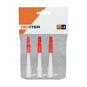 Pistolety do pian - Końcówki do kartuszy 3 szt. DEXTER PRO - miniaturka - grafika 1
