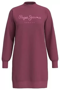 Pepe Jeans Lexie Sukienka damska, Różowy (Ciemny rumieniec, M - Sukienki - miniaturka - grafika 1