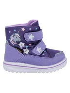 Kozaki damskie - Richter Shoes Kozaki zimowe "Snow" w kolorze granatowo-fioletowym - miniaturka - grafika 1