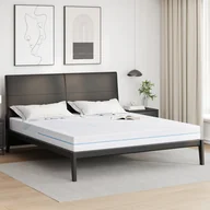 Materace - Materace Biały 200 x 200 cm 100% tkanina poliestro - miniaturka - grafika 1