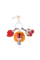 Zawieszki dla dzieci i niemowląt - Lilliputiens Wielofunkcyjny brelok Safari Lew Jack 3 m+ - miniaturka - grafika 1