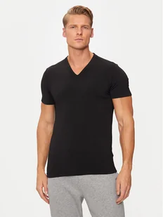 YSABEL MORA T-Shirt 70100 Czarny Slim Fit - Koszulki męskie - miniaturka - grafika 1