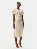 Sukienki - Rinascimento Sukienka wieczorowa CFC0122932003 Beżowy Regular Fit - miniaturka - grafika 1